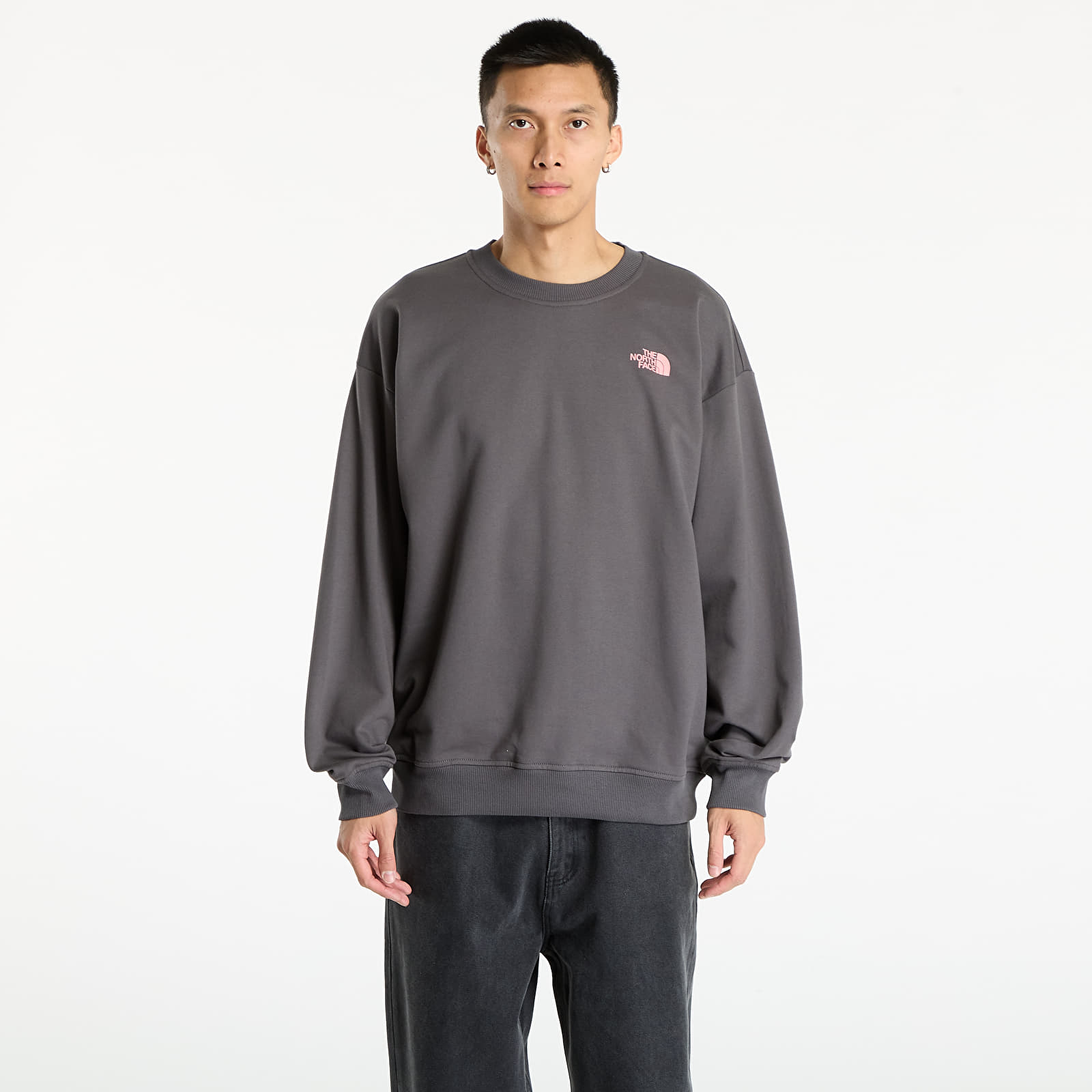 Dukserice The North Face U Expedition Celebration Oversized Crew UNISEX Anthracite Grey