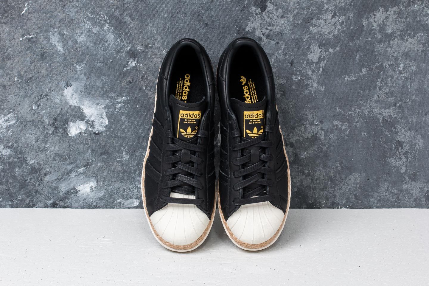 Women s shoes adidas Superstar 80s New Bold W Core Black Core Black Off White Footshop