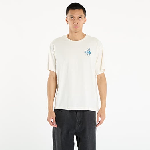T-paita The North Face U Powder Days Relaxed S/S Tee Graphic UNISEX White Dune