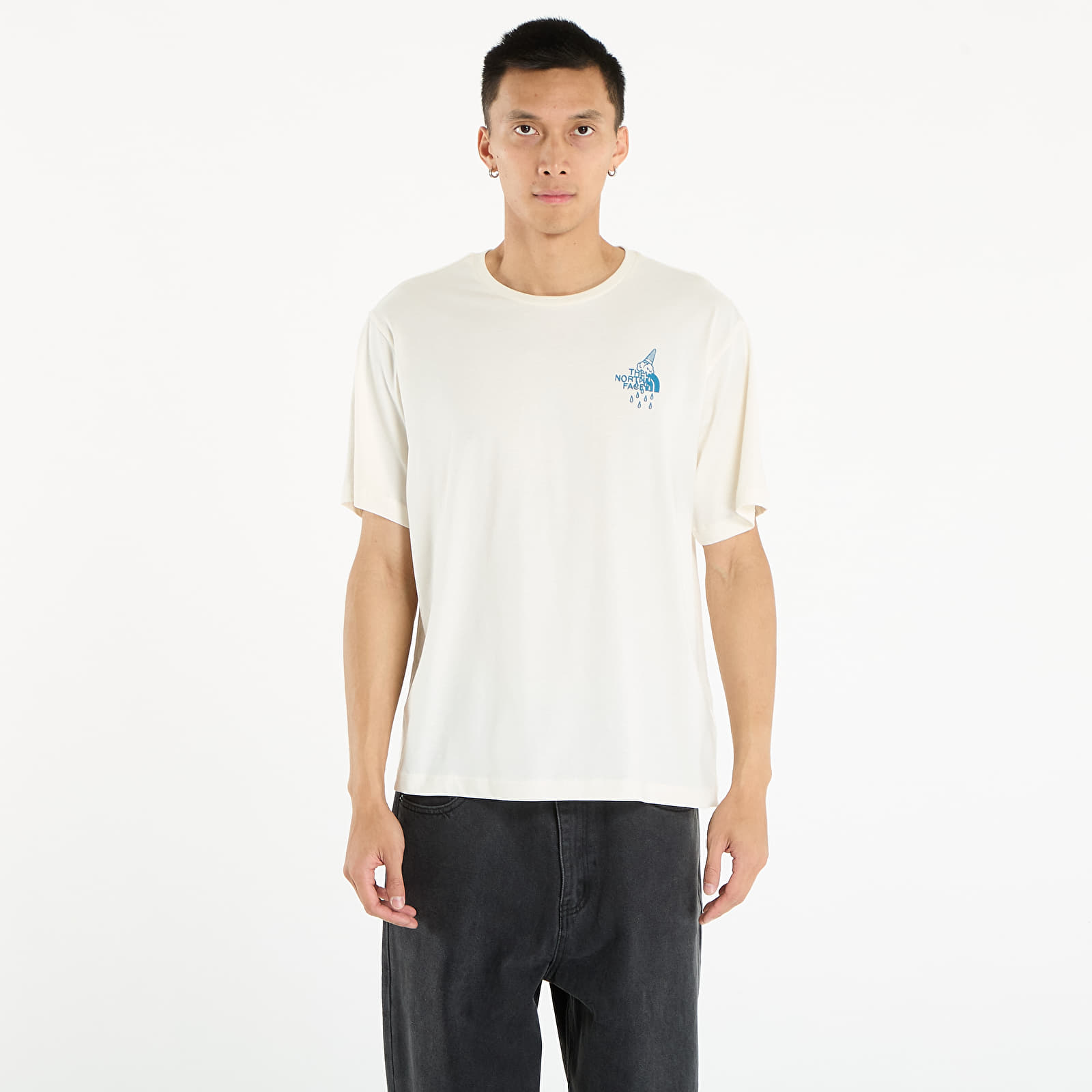 Majice T-shirt The North Face U Powder Days Relaxed S/S Tee Graphic UNISEX White Dune