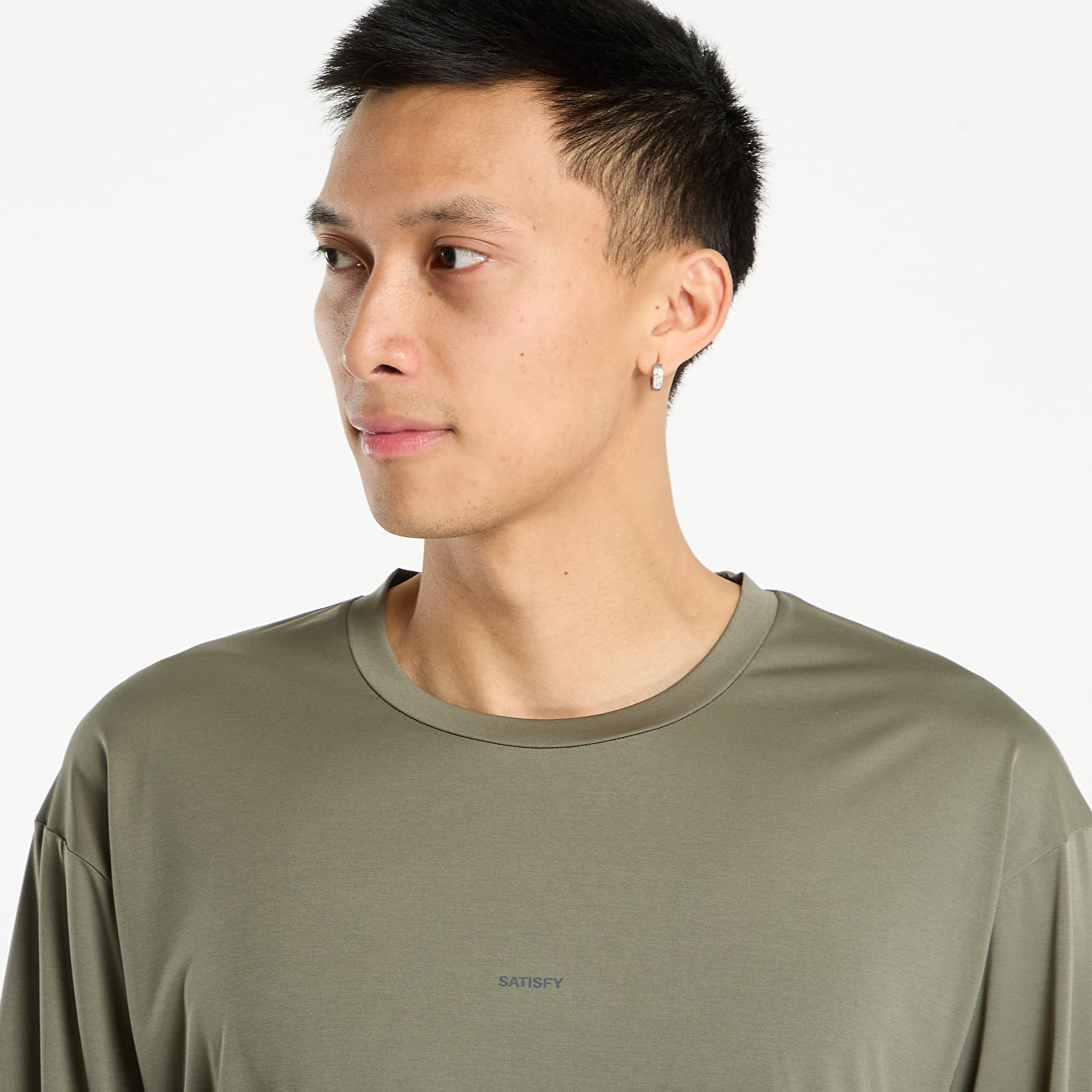 T-Shirts Satisfy Auralite Long Tee UNISEX Dark Olive