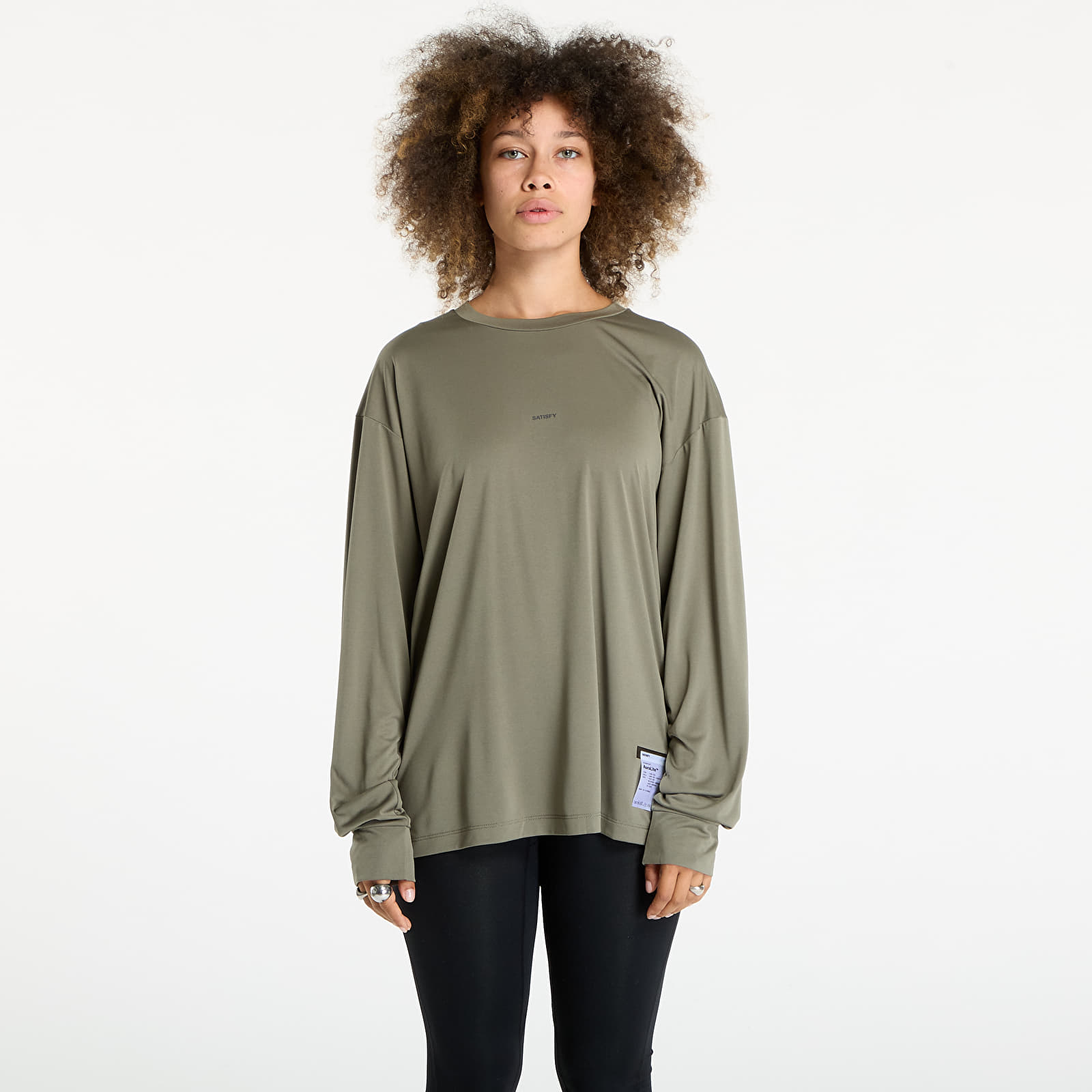 T-Shirts Satisfy Auralite Long Tee UNISEX Dark Olive