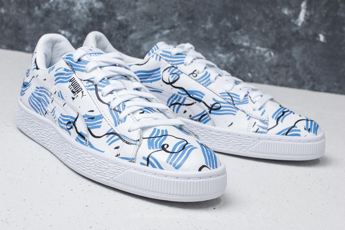 Men's shoes Puma x Shantell Martin Basket Puma White-Puma White