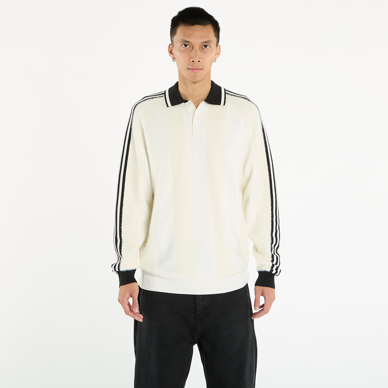Trikots adidas Premium Knitted Jersey Cream White/ Preloved Red