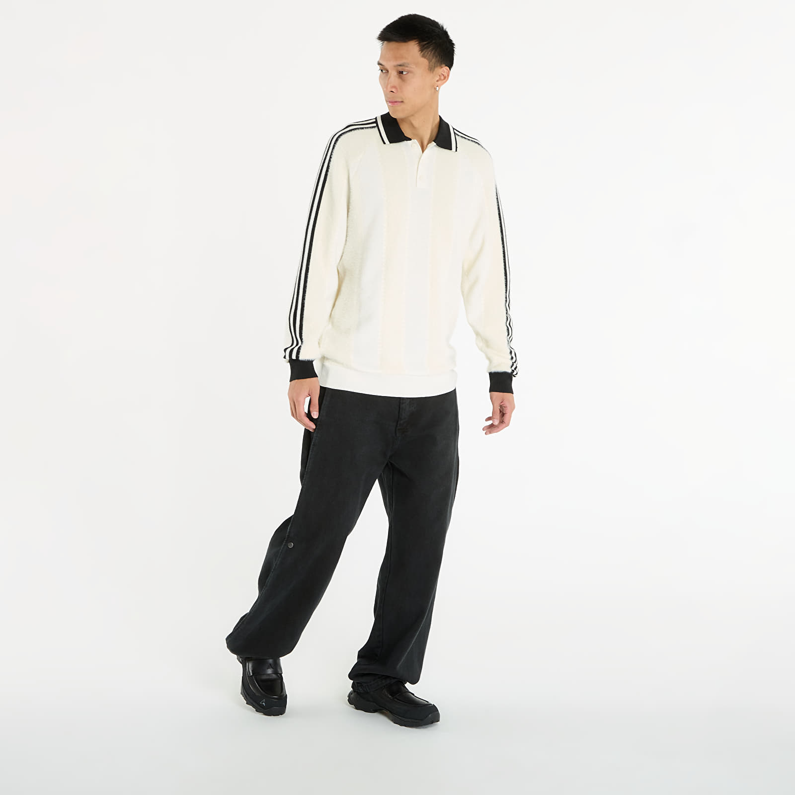 Trikots adidas Premium Knitted Jersey Cream White/ Preloved Red
