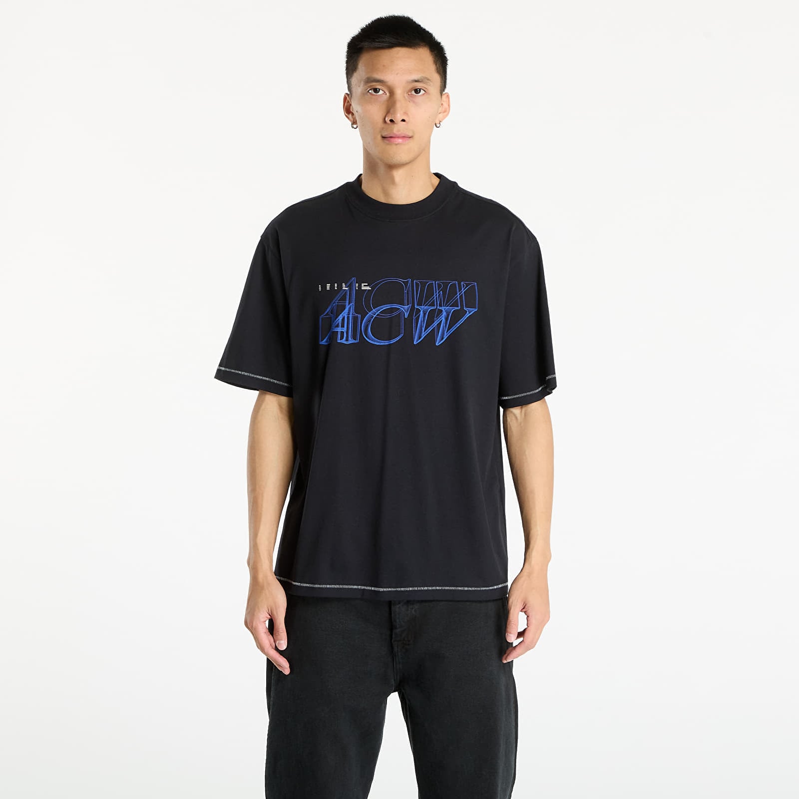 Tricou A-COLD-WALL* Serif Tshirt Black M