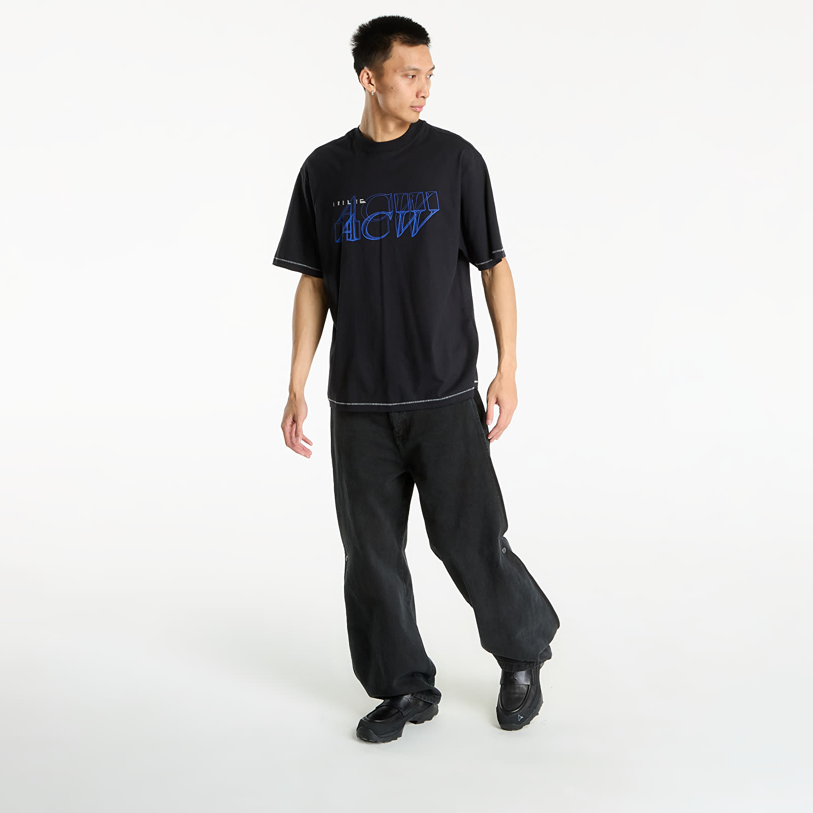 T-Shirts A-COLD-WALL* Serif Tshirt Black