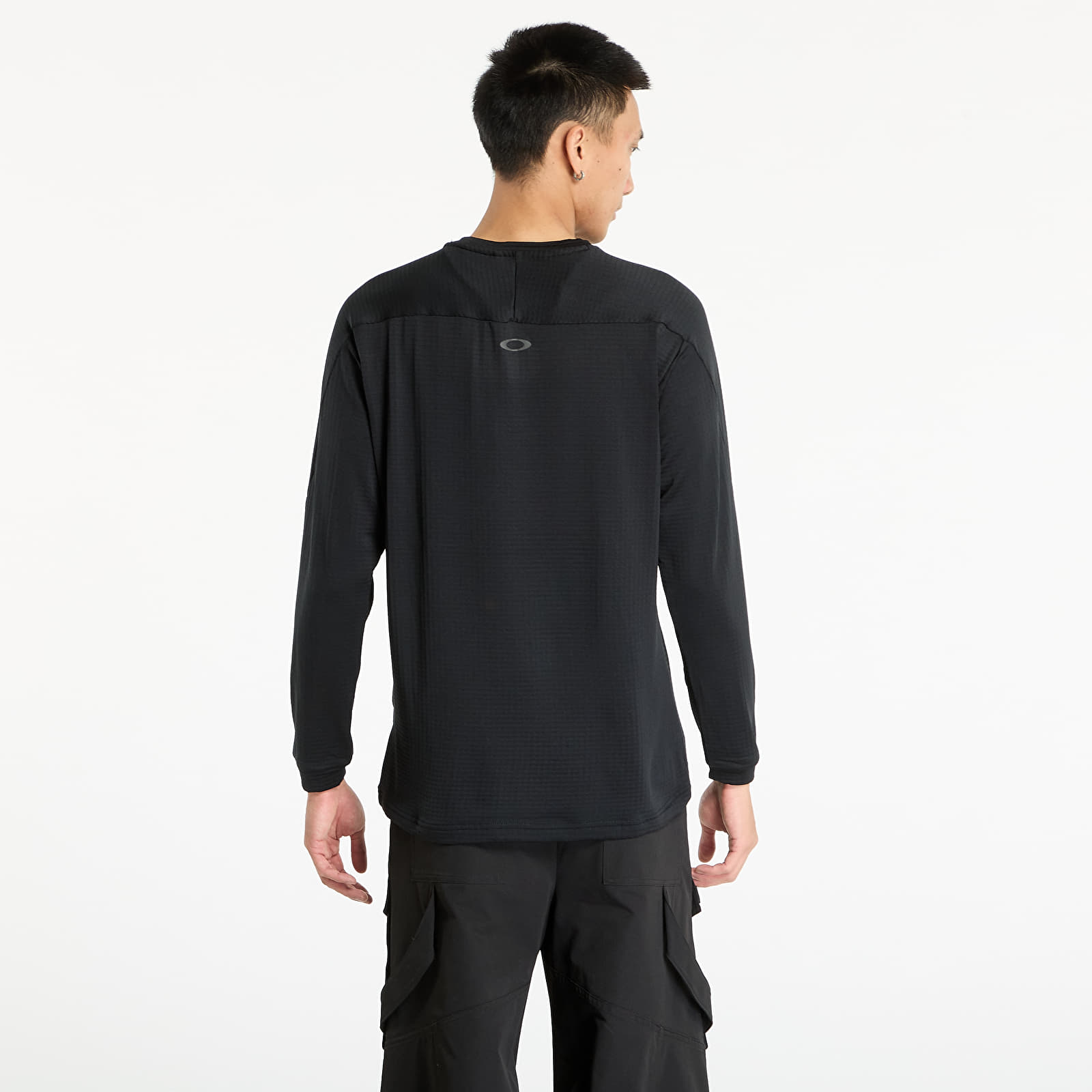 Puloverji OAKLEY Enhance Light Grid L/S Crew 5.7 Blackout