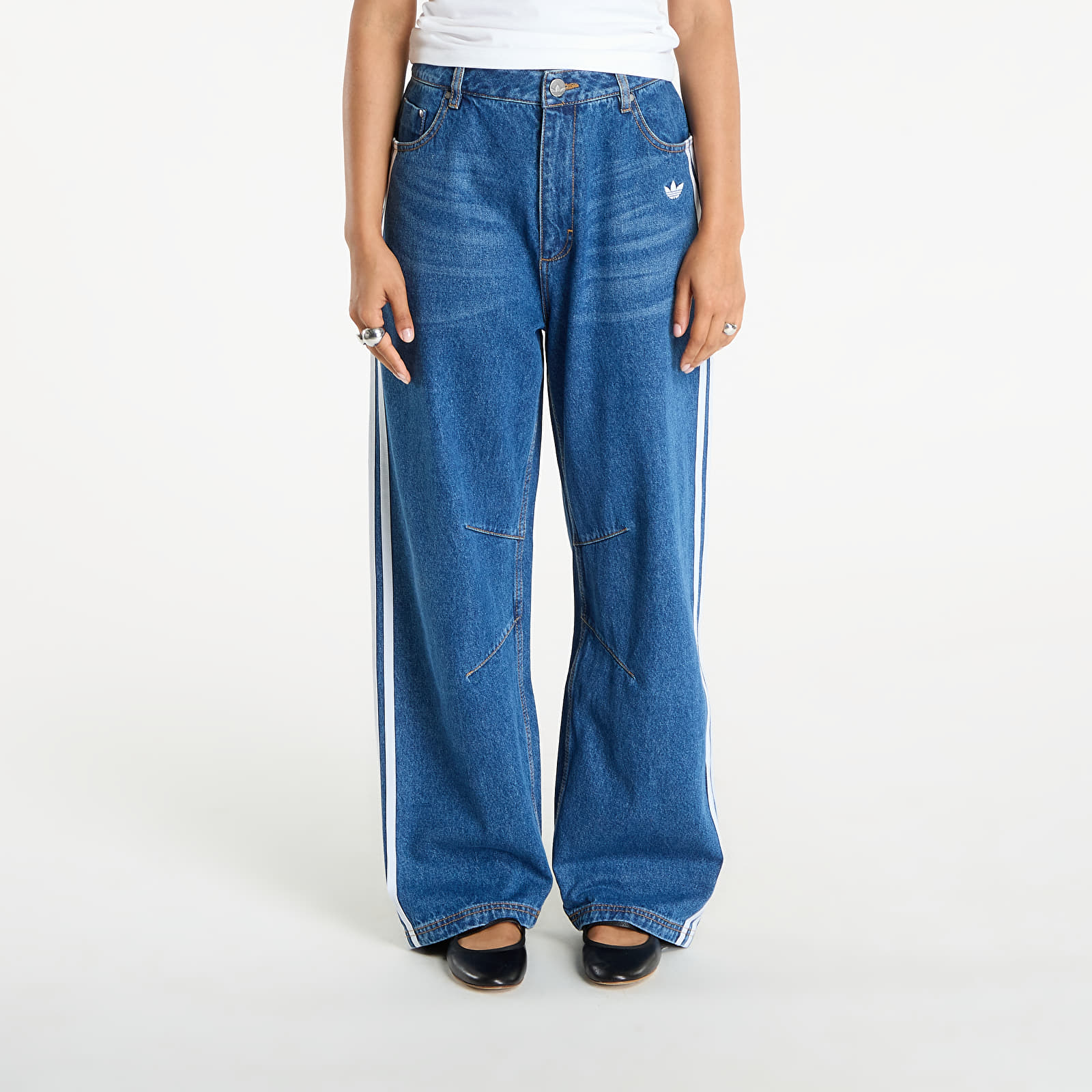 Jeans adidas Originals Baggy GFX Denim Dark Blue/ Grey Two