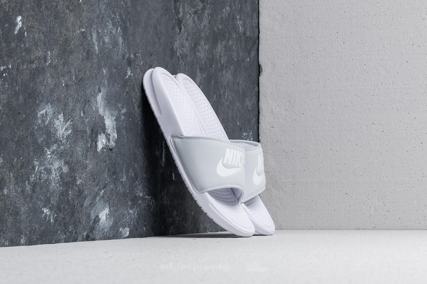 Zapatillas mujer Nike Benassi JDI Pastel QS WMNS Pure Platinum/ White