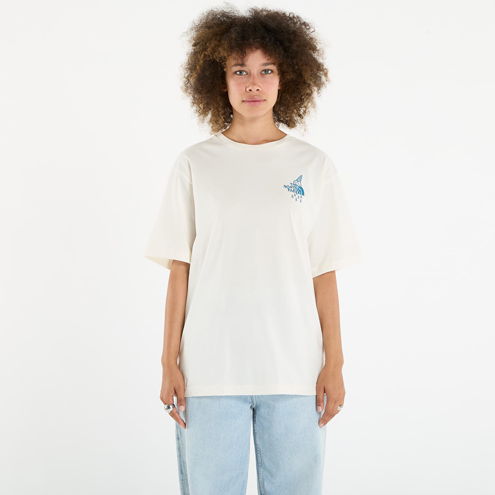 Tričká The North Face U Powder Days Relaxed S/S Tee Graphic UNISEX White Dune