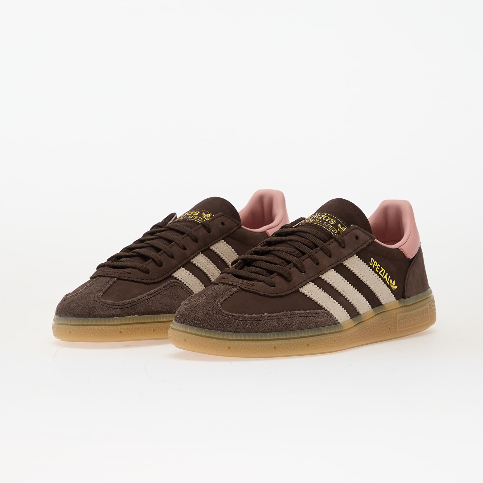 Ženske tenisice adidas Handball Spezial W Dark Brown/ Aluminium/ Wonder Mauve
