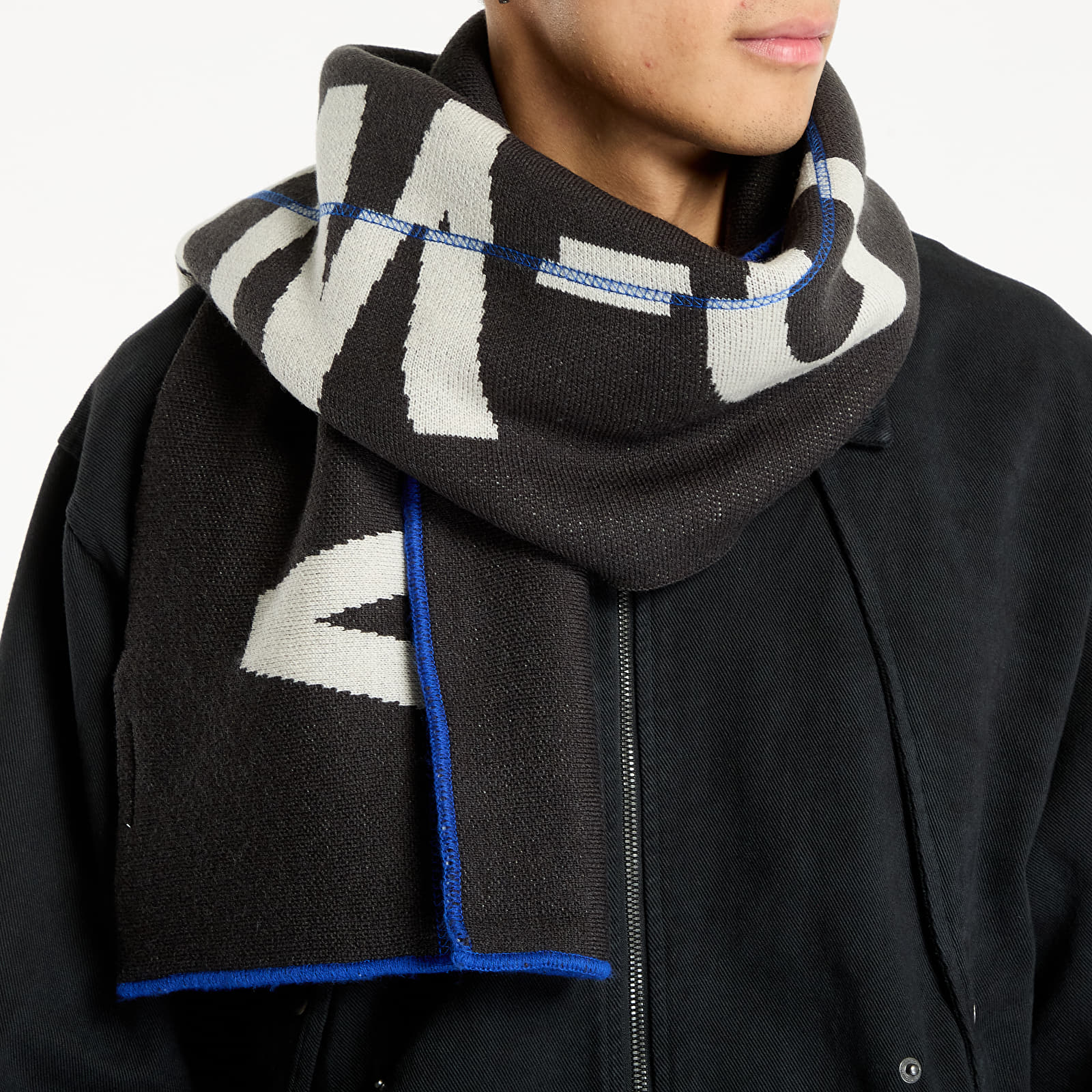 Schale A-COLD-WALL* Typographic Scarf Grey