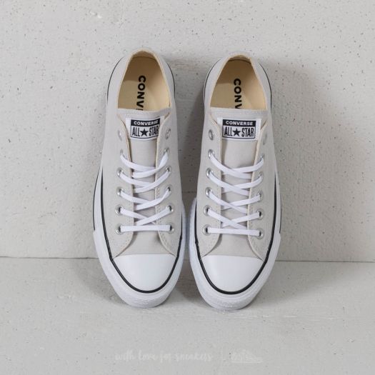 Women s shoes Converse Chuck Taylor All Star Lift Ox Mouse White Black Footshop
