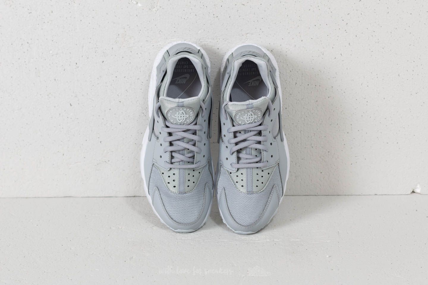 Încălțăminte și sneakerși pentru femei Nike Air Huarache Run Wmns Wolf Grey/ Pure Platinum-White