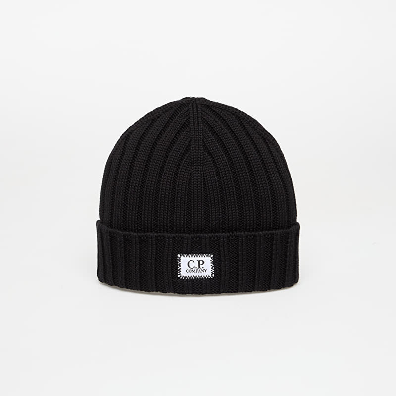 C.P. Company Knit Cap Black