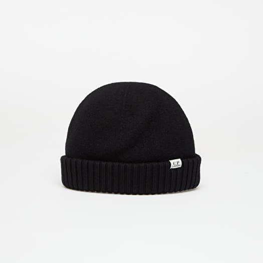 C.P. Company Knit Cap Black