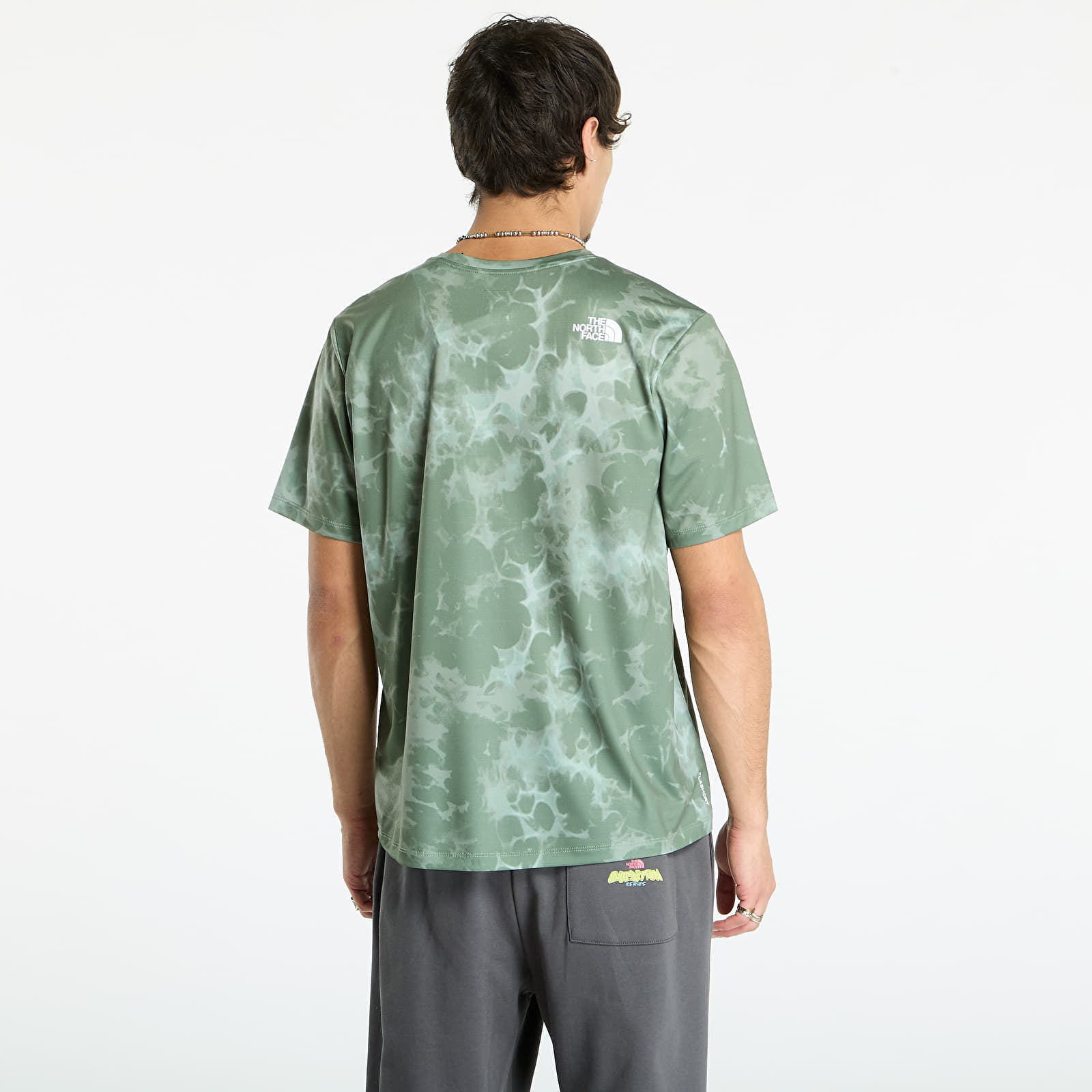 Majice i košulje The North Face M 24/7 Short Sleeves Regular Tee Bark Mist Light Refractions Print