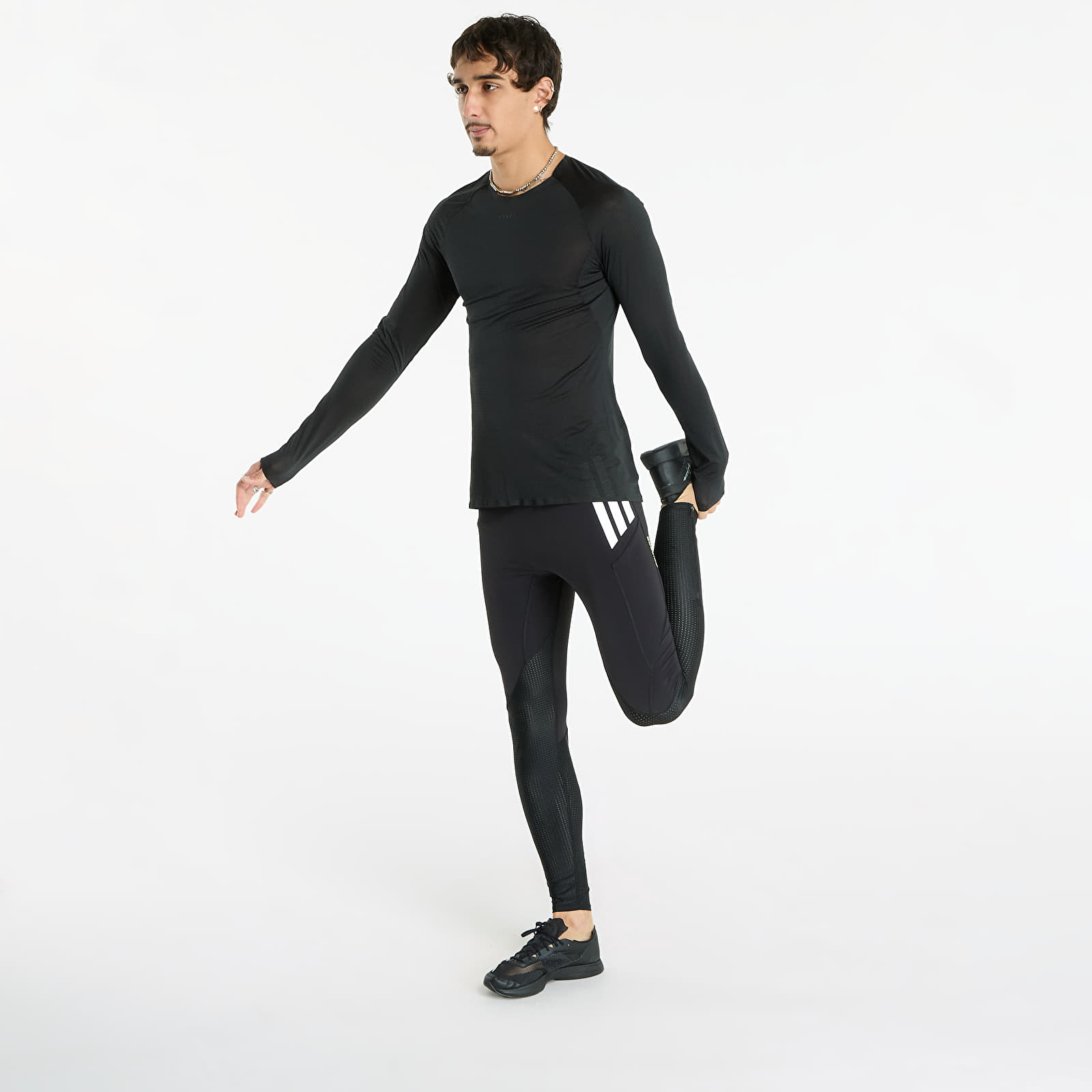 Leggingsit adidas Adizero Running Long Leggings Black