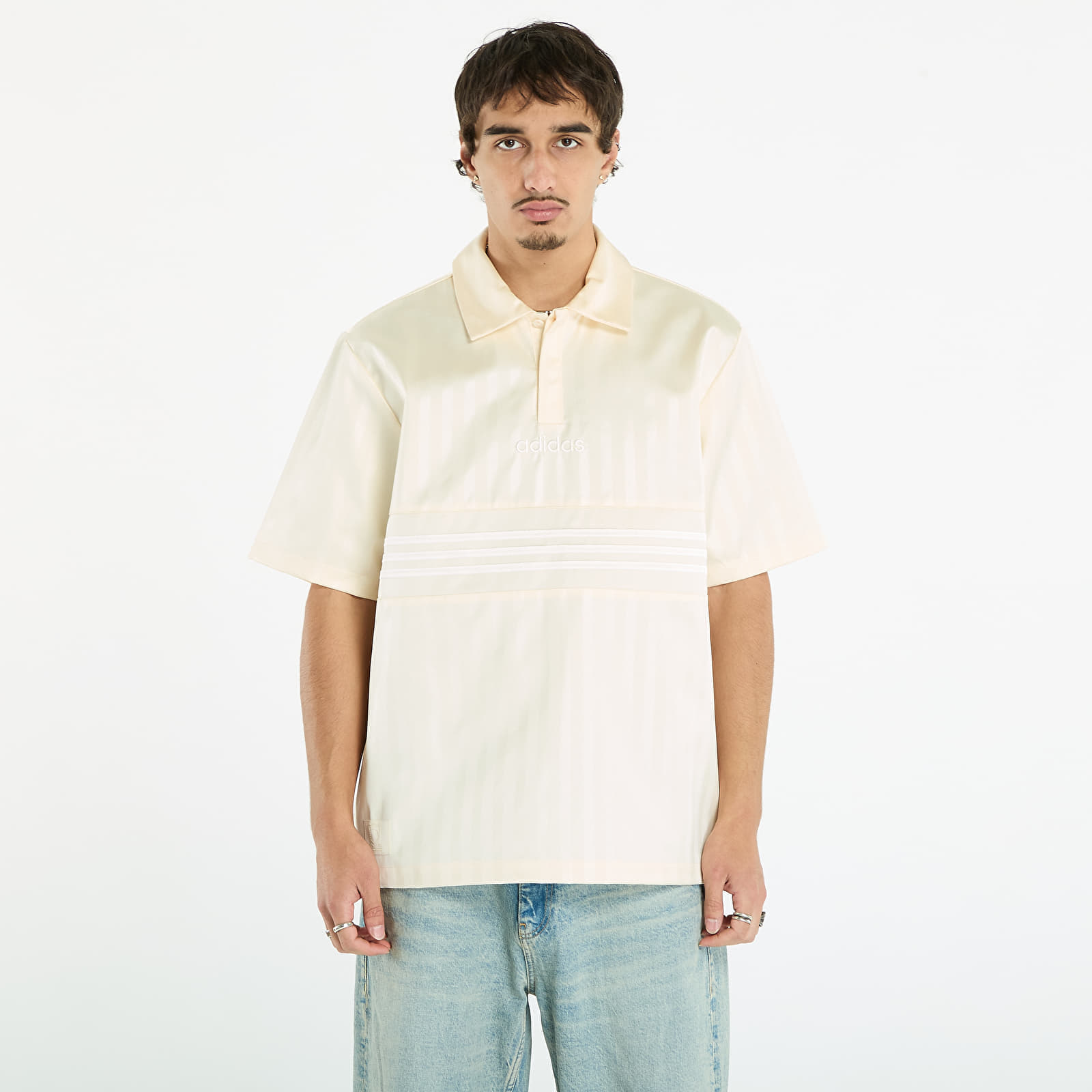 Джърси adidas Premium Satin Jersey Cream White/ Collegiate Orange/ White L