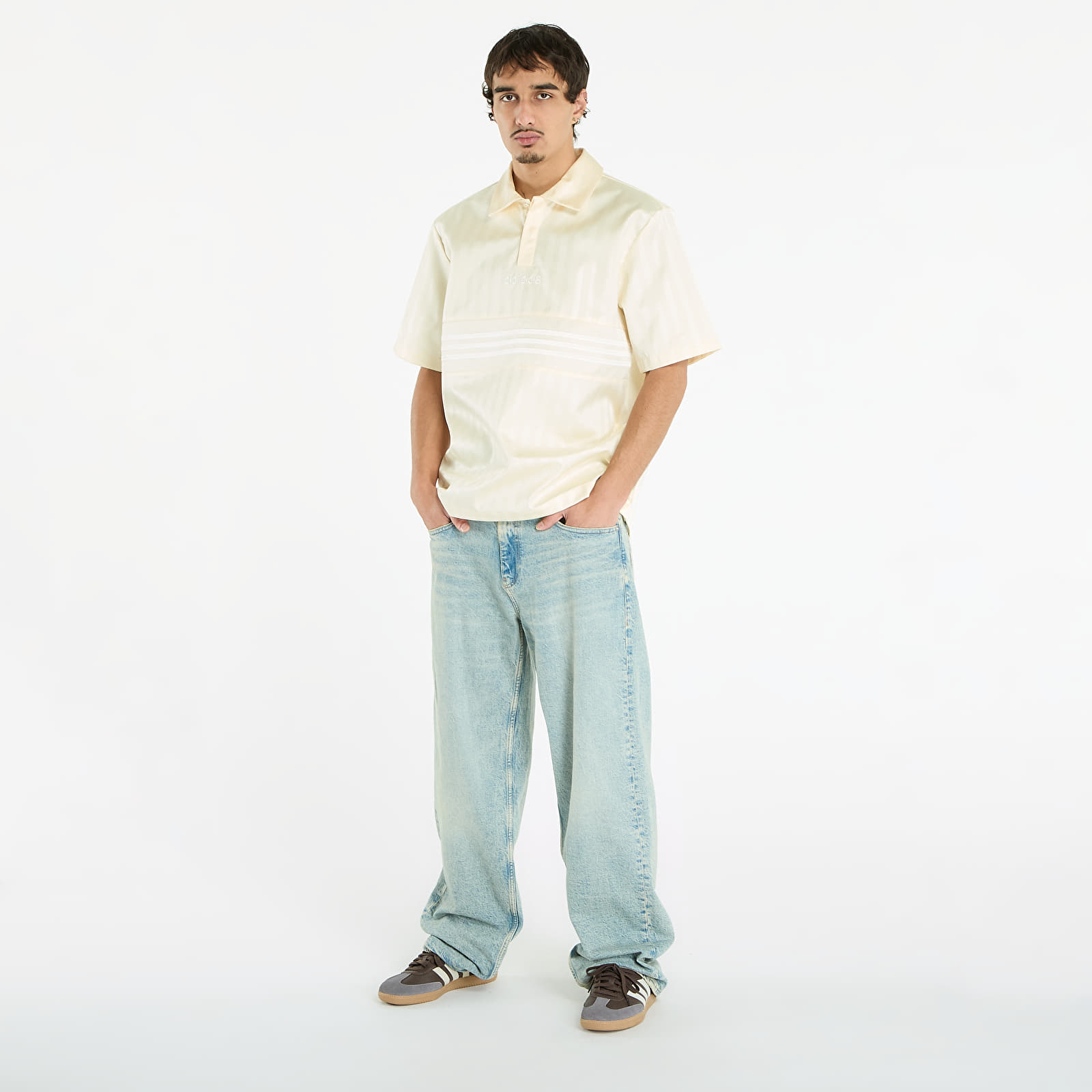 Dresi adidas Premium Satin Jersey Cream White/ Collegiate Orange/ White
