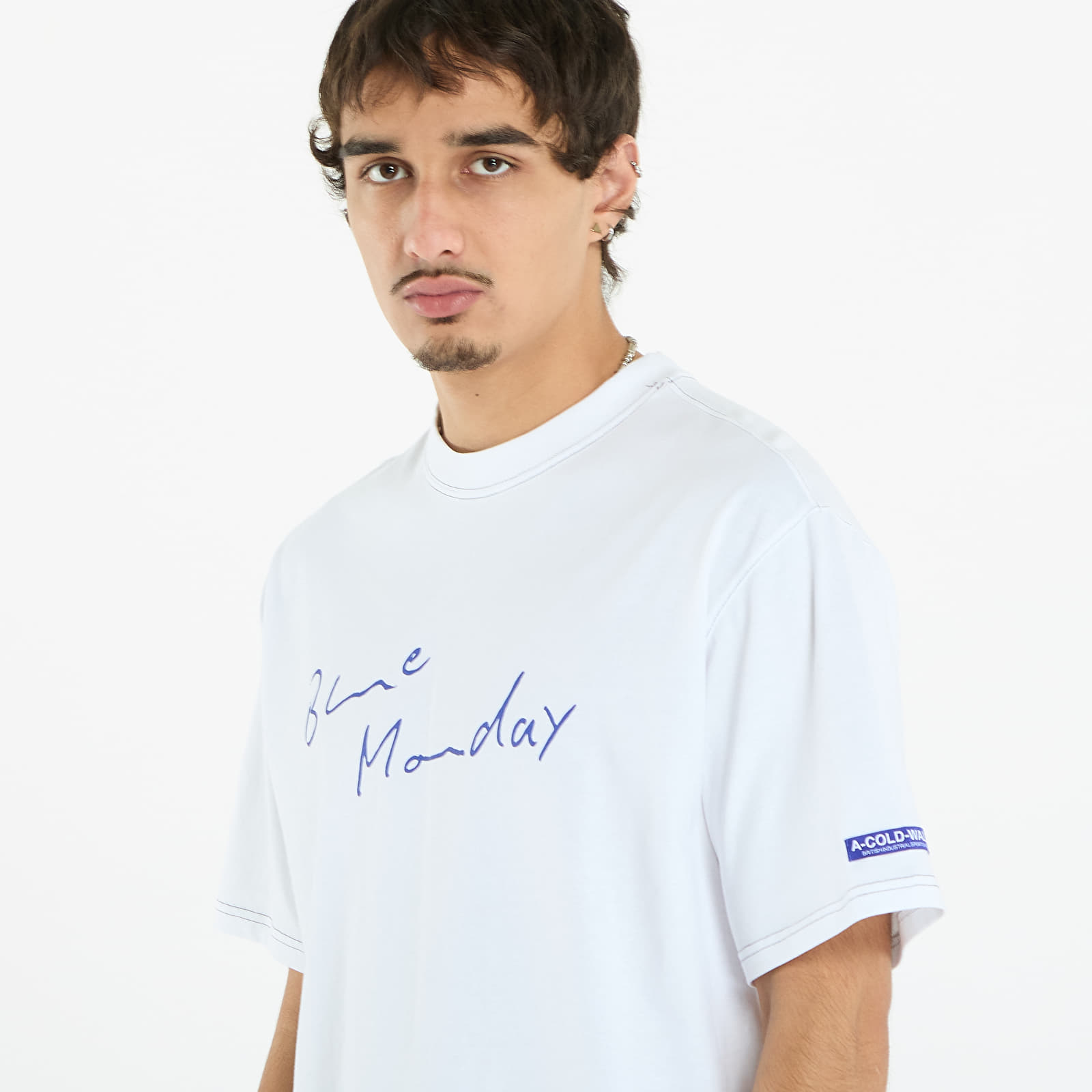 T-paidat A-COLD-WALL* Blue Monday Tshirt White