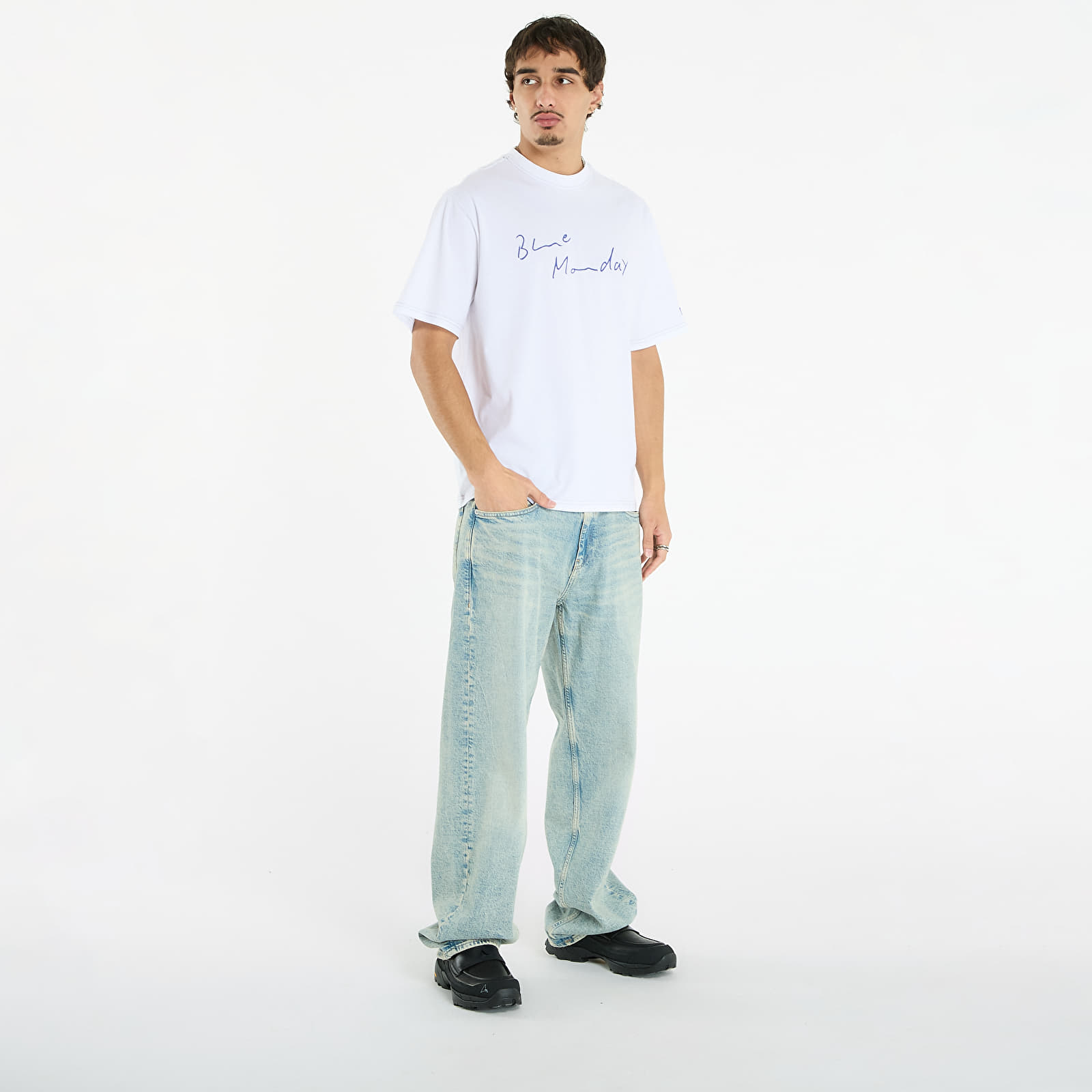 T-paidat A-COLD-WALL* Blue Monday Tshirt White