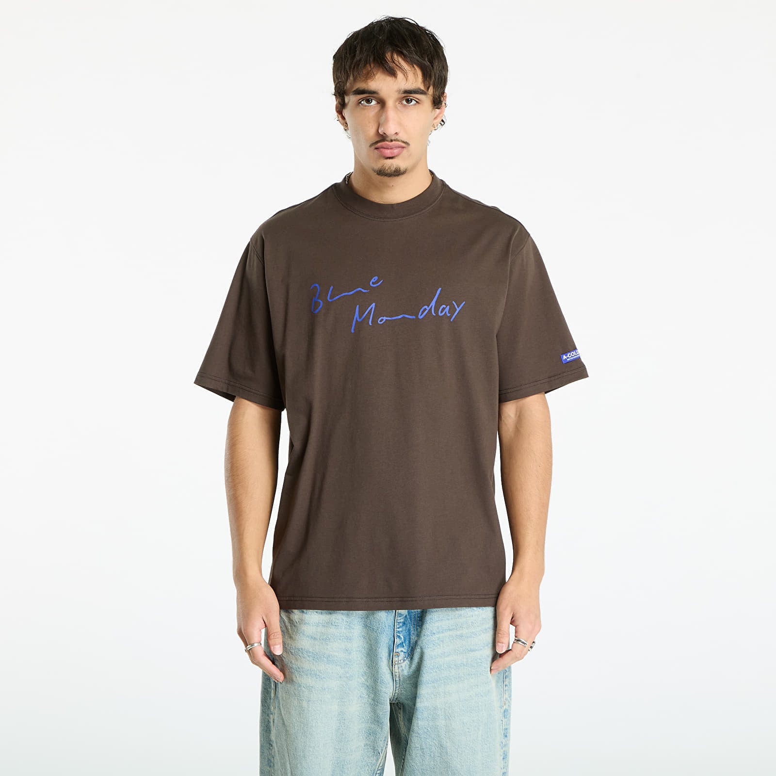 Tricou A-COLD-WALL* Blue Monday Tshirt Brown M
