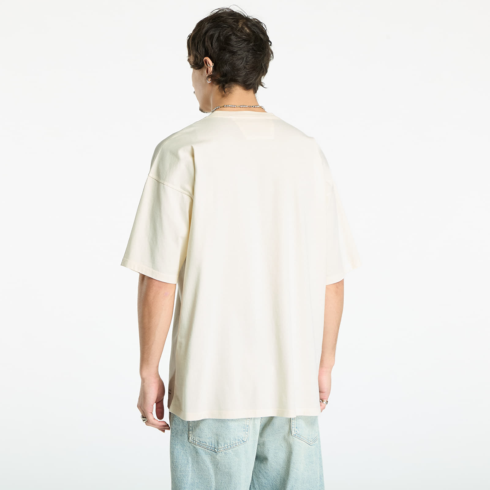 Majice i košulje C.P. Company 24/1 Jersey Short Sleeve Printed Logo T-Shirt Pistachio Shell Beige