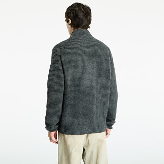C.P. Company Lambswool Grs Full Zip Sweater Dark Shadow Grey
