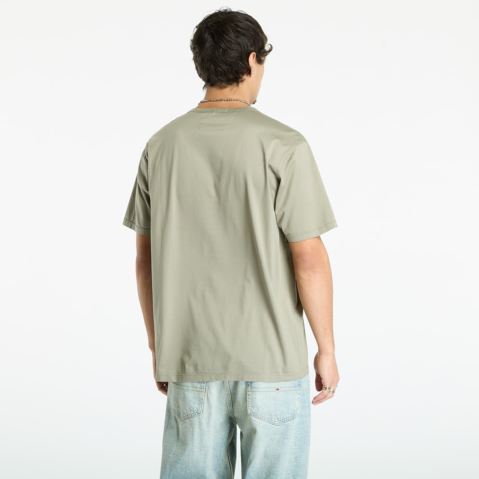 T-shirts C.P. Company Mercerized 70/2 Jersey Gasato Short Sleeve Logo T-Shirt Fungi Grey