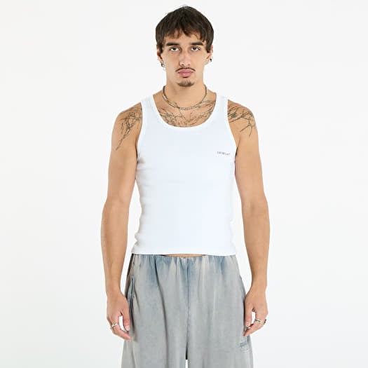 Off-White Off Bookish Rib Tanktop White/ Black
