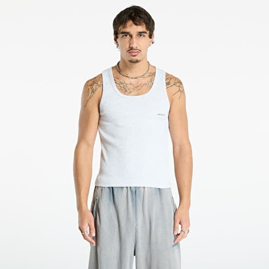 Off-White Off Bookish Rib Tank Grey Melange/ Black