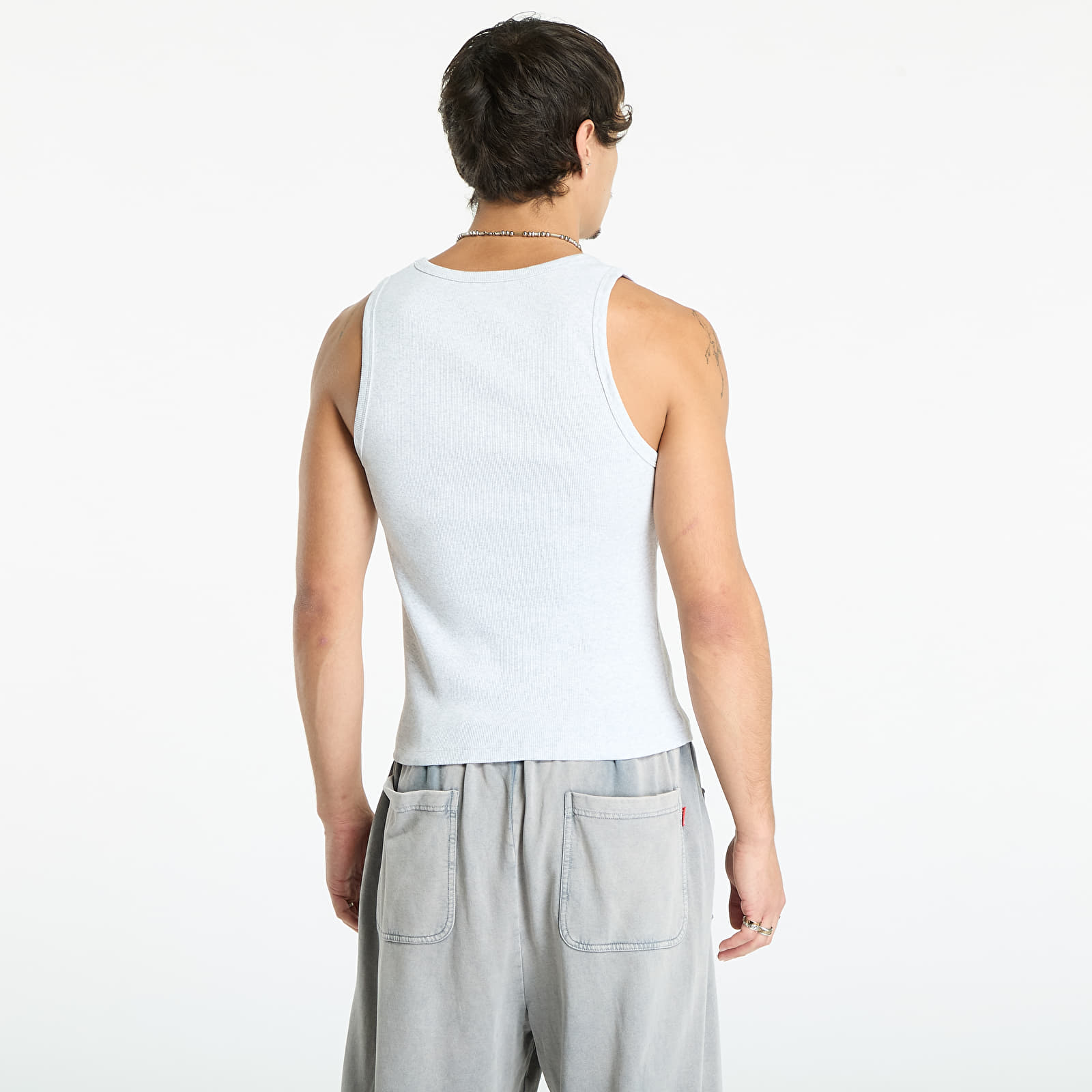 Majice bez rukava Off-White Off Bookish Rib Tank Grey Melange/ Black
