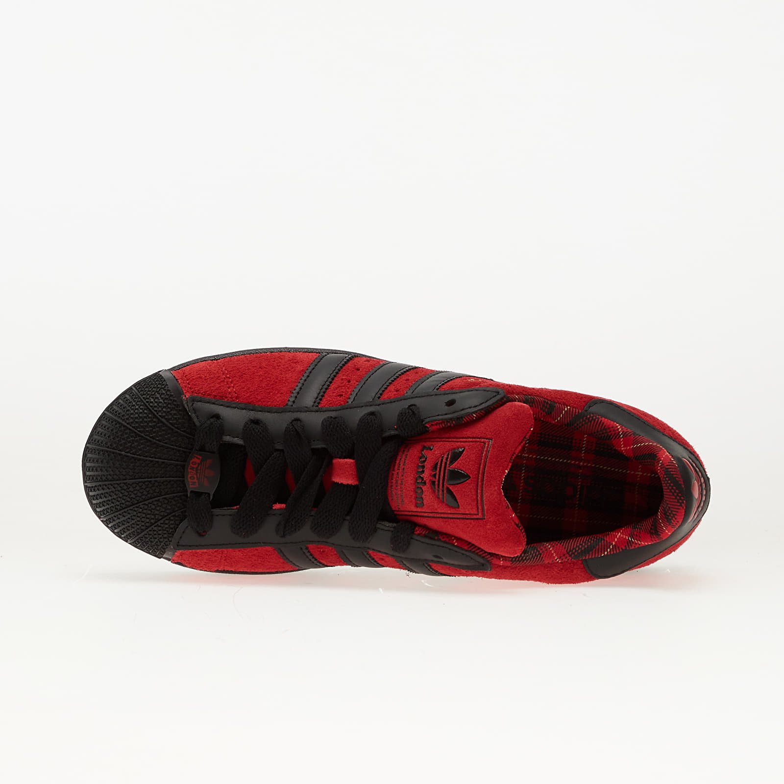 Men's shoes adidas Superstar II Better Scarlet/ Core Black/ Mate Gold