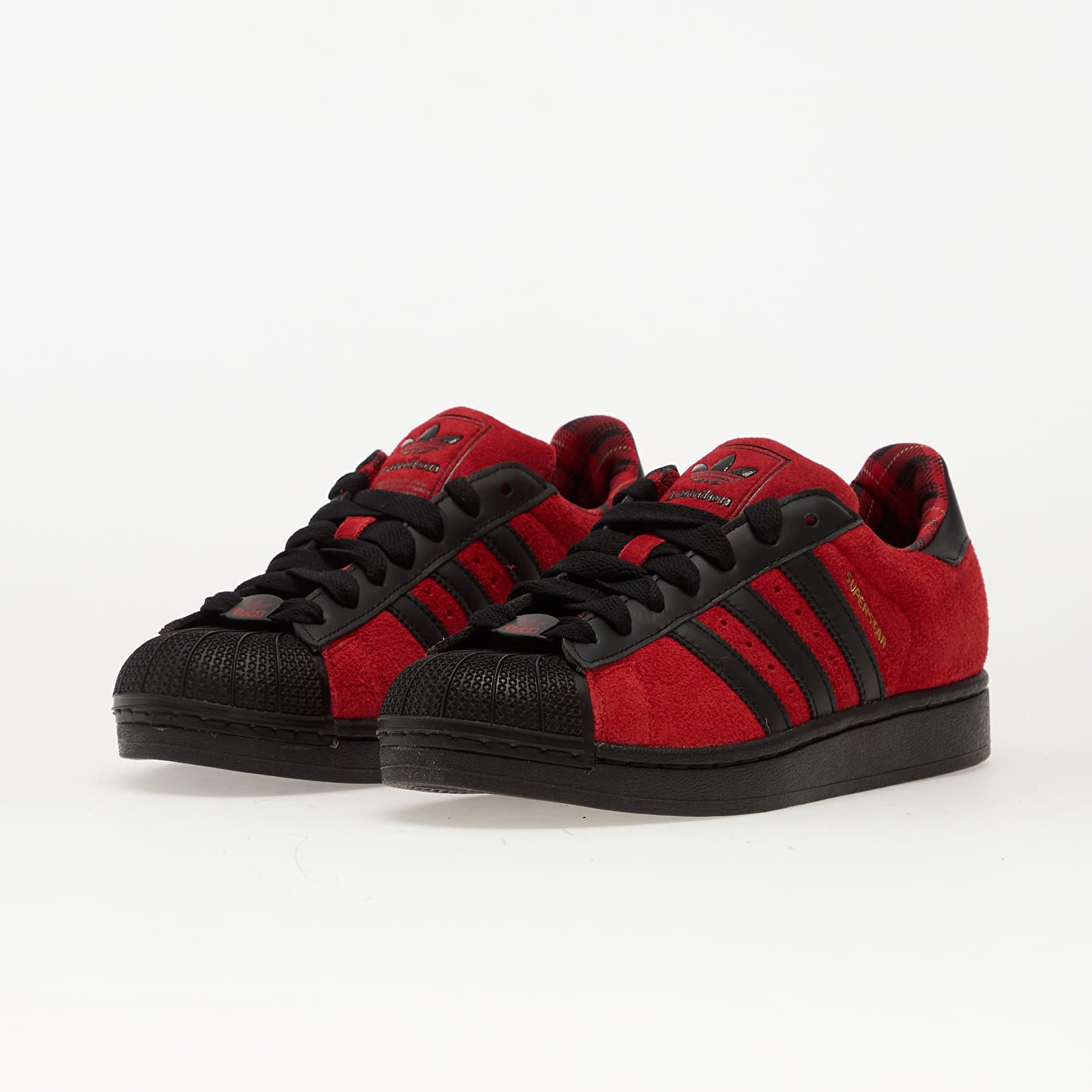 Men's shoes adidas Superstar II Better Scarlet/ Core Black/ Mate Gold