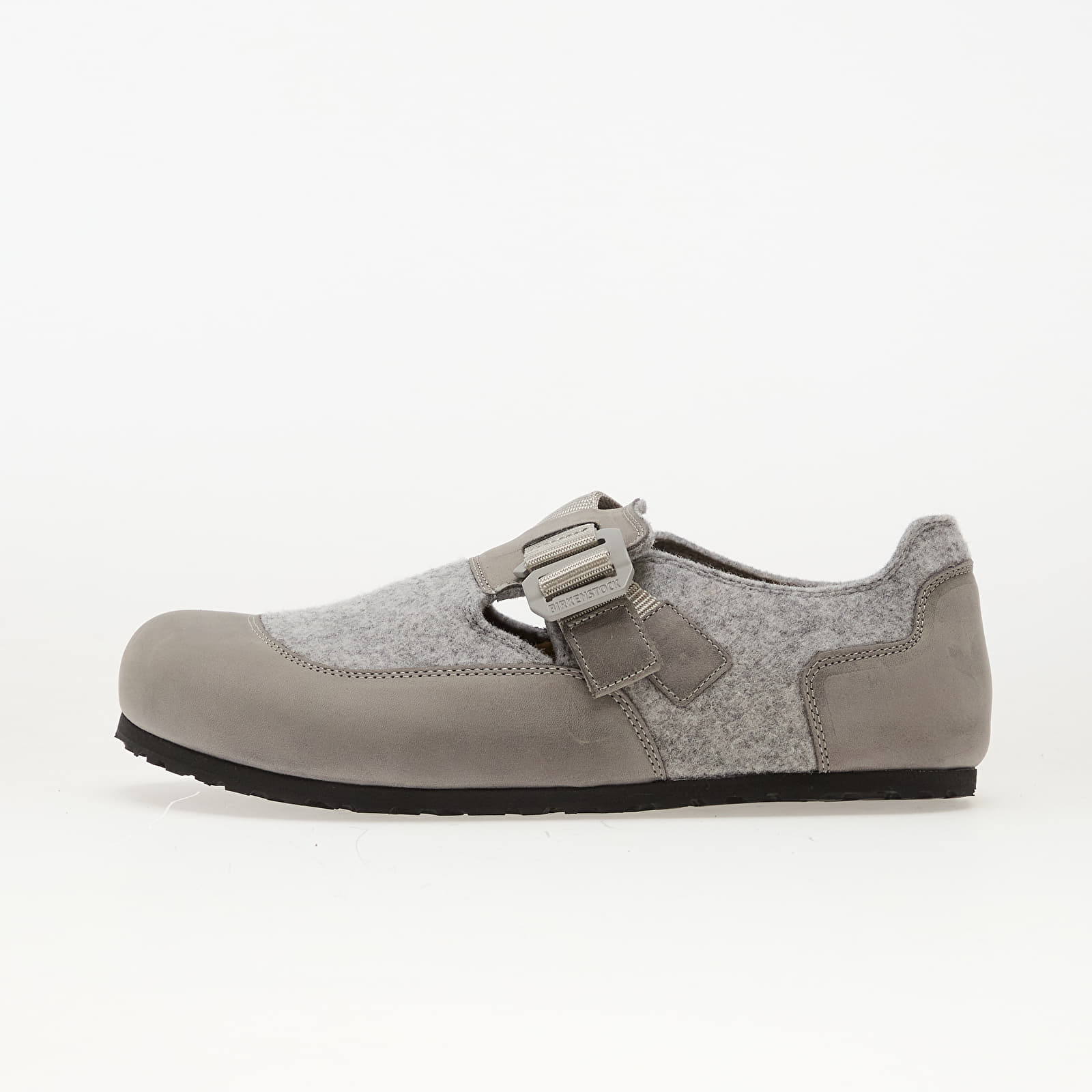 Miesten kengät Birkenstock London Nova Felt Leather/ Textile/ Felt Stone Coin