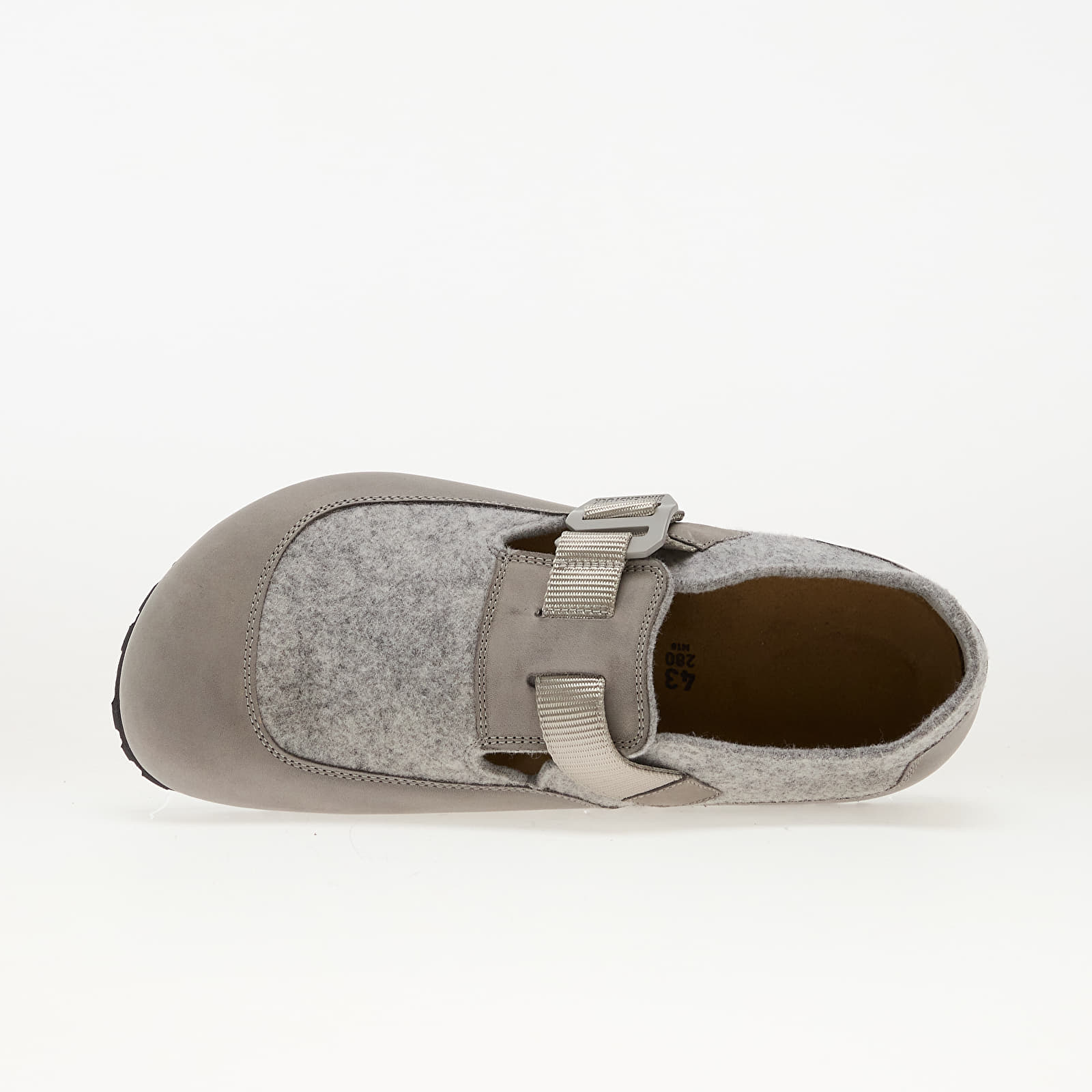 Miesten kengät Birkenstock London Nova Felt Leather/ Textile/ Felt Stone Coin