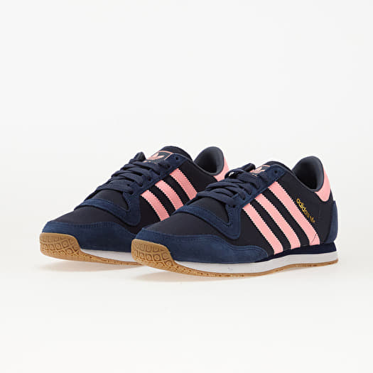 navy and pink adidas