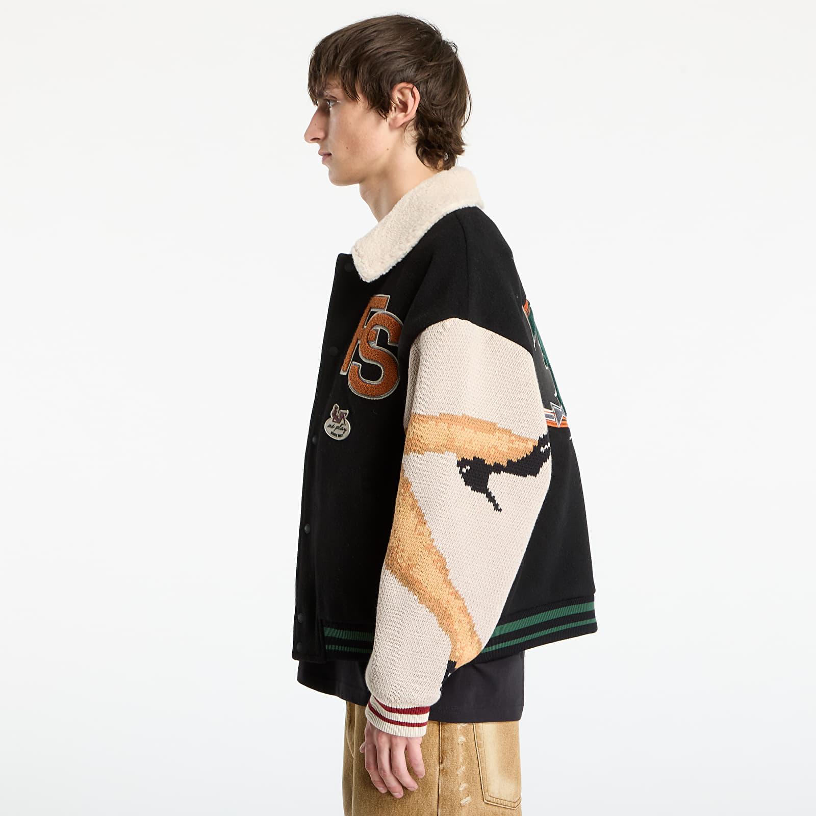 Takit Playboy x FTSHP Varsity Jacket UNISEX Black