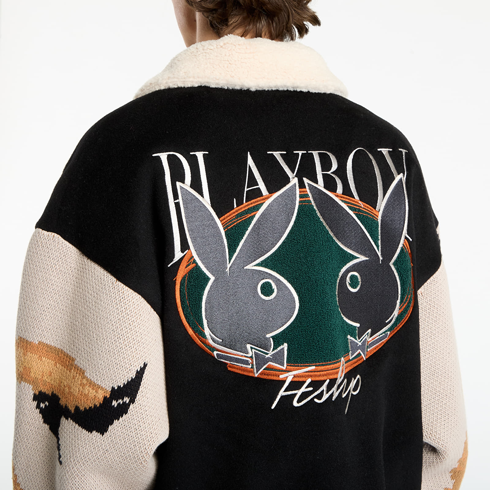 Takit Playboy x FTSHP Varsity Jacket UNISEX Black
