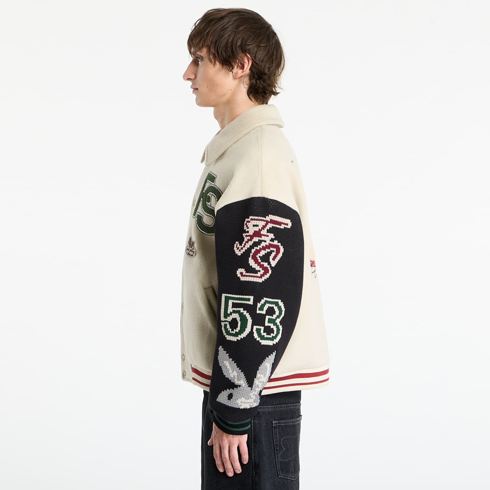 Takit Playboy x FTSHP Varsity Jacket UNISEX Grey