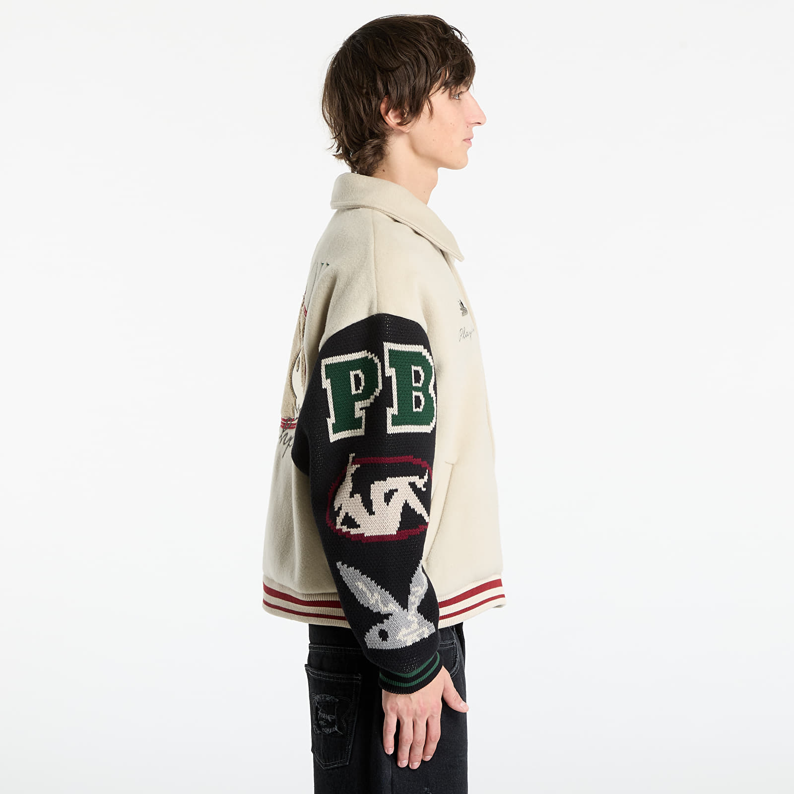 Takit Playboy x FTSHP Varsity Jacket UNISEX Grey