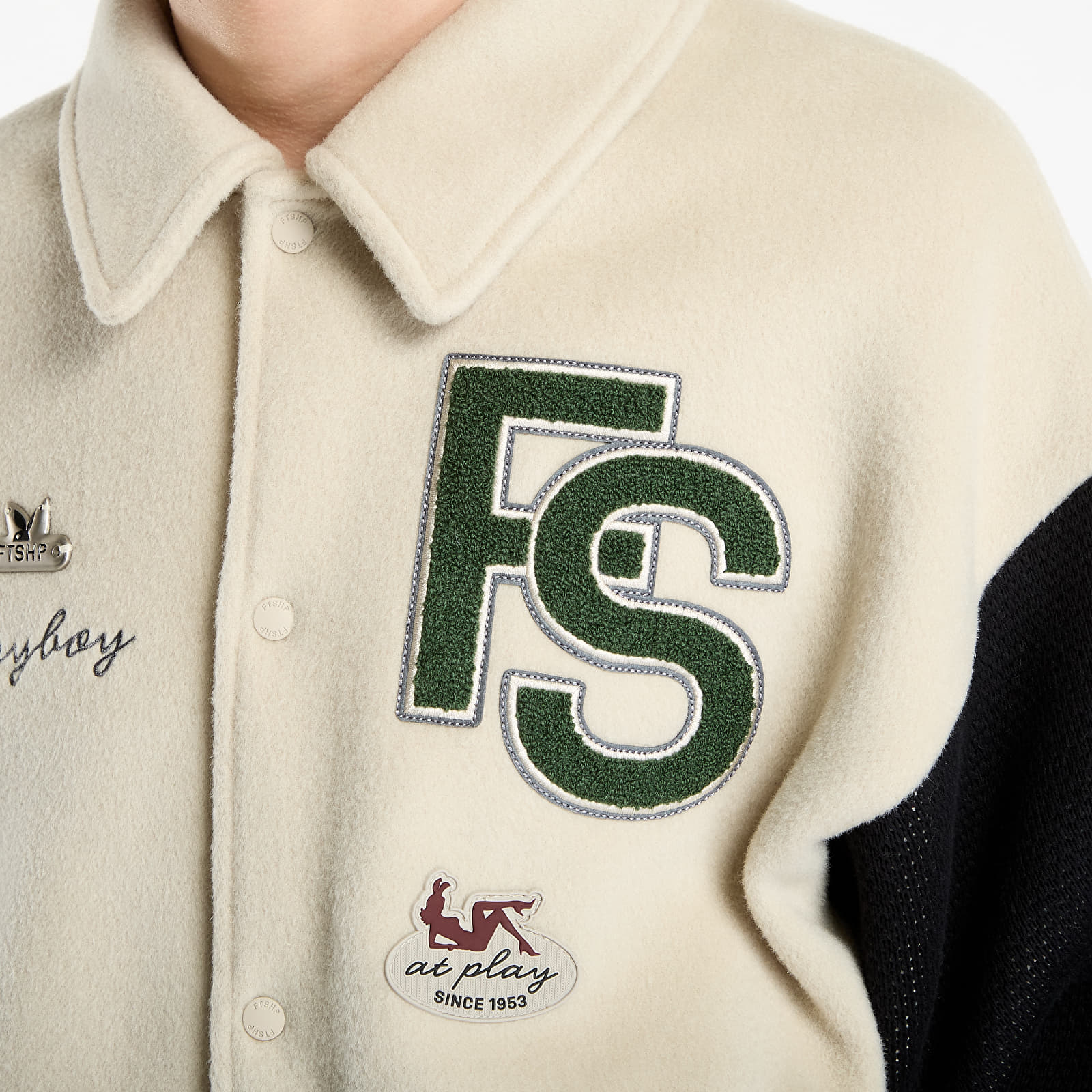 Takit Playboy x FTSHP Varsity Jacket UNISEX Grey