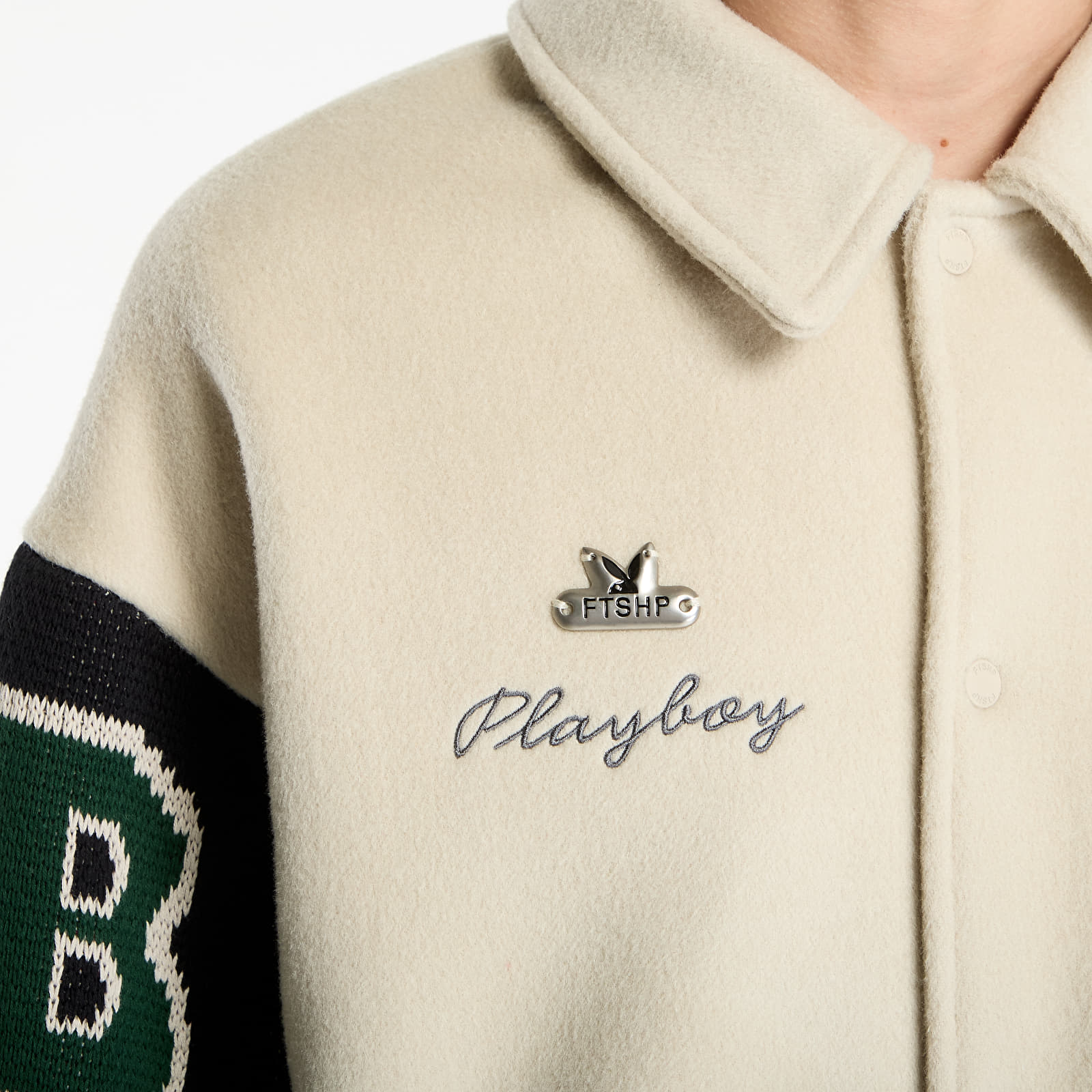 Takit Playboy x FTSHP Varsity Jacket UNISEX Grey