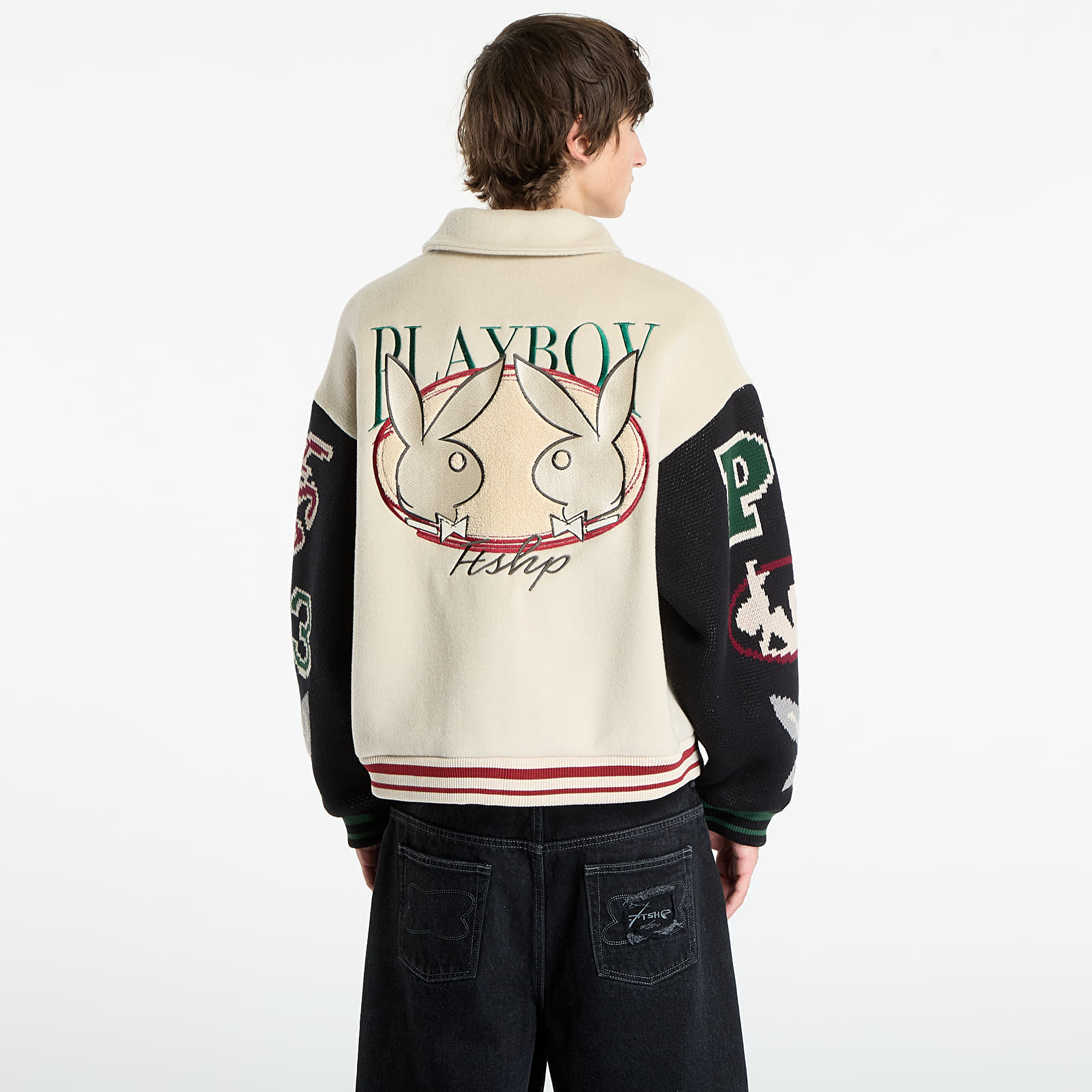 Takit Playboy x FTSHP Varsity Jacket UNISEX Grey