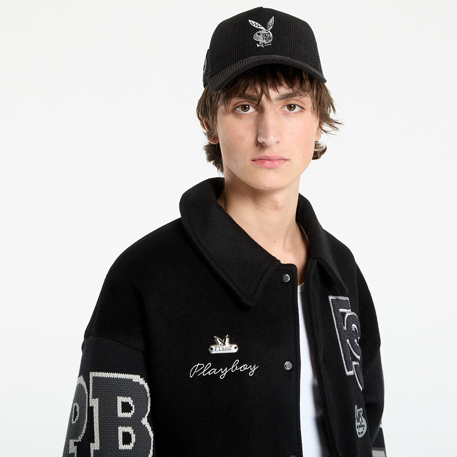 Takit Playboy x FTSHP Varsity Jacket UNISEX Black C