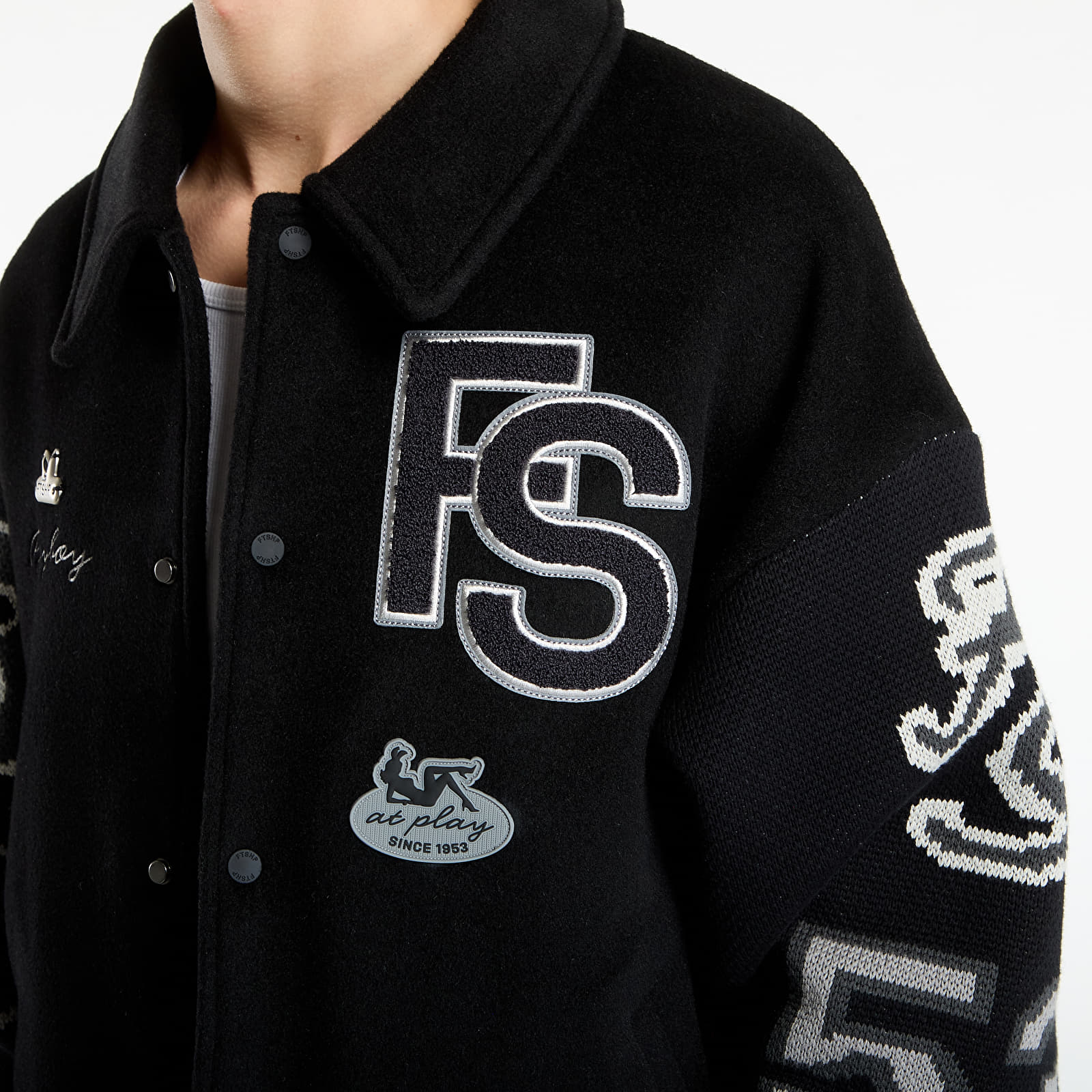 Takit Playboy x FTSHP Varsity Jacket UNISEX Black C