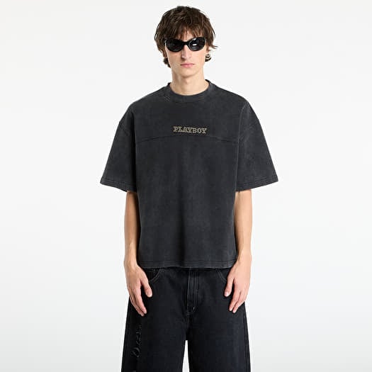 T-shirt Playboy x FTSHP Washed Tee UNISEX Washed Black