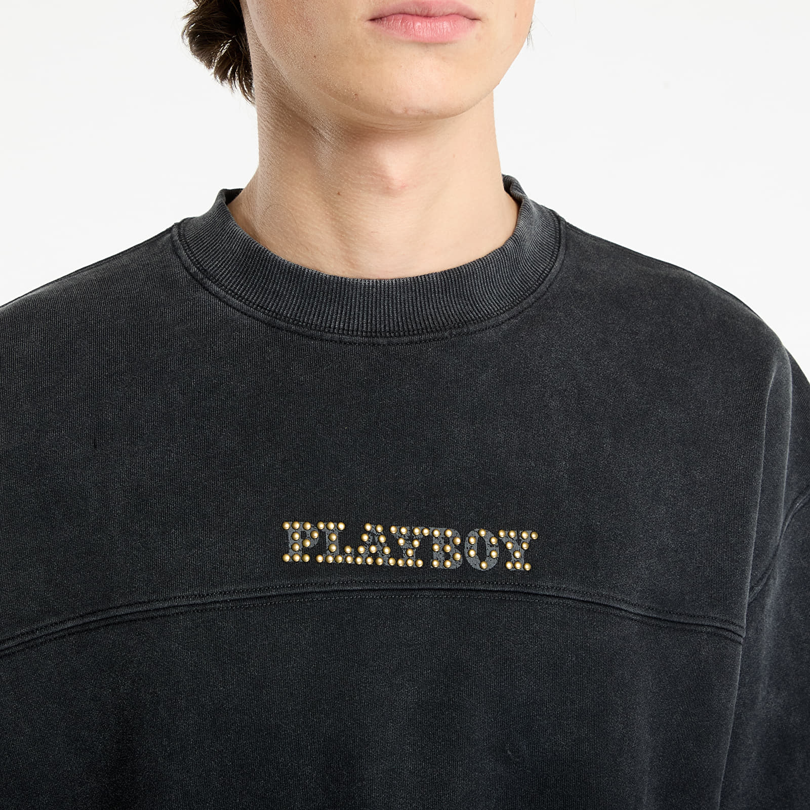 T-shirts Playboy x FTSHP Washed Tee UNISEX Washed Black